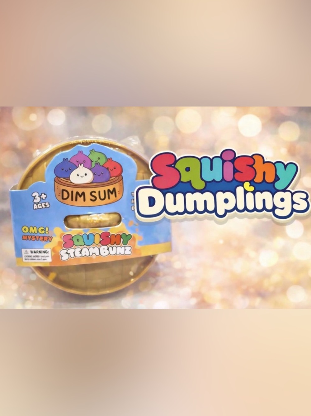 Dim Sum Mystery Squishy Dumpling - Rare Steam Bunz